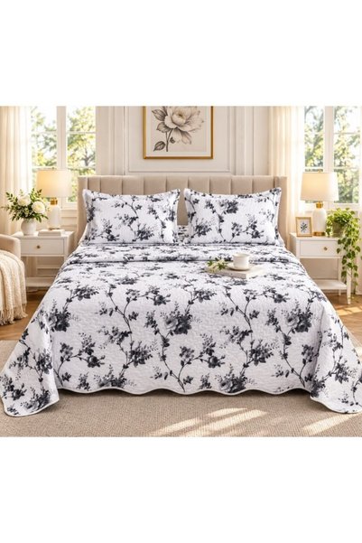 OEM Κουβερλί και 2 μαξιλαροθήκες, 230x250 εκ., 3 τεμάχια, για 2 άτομα, τύπου ...