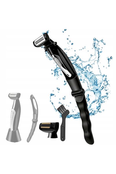 bedee Aparat de ras pentru spate pentru bărbați cu mâner extensibil, nedureros