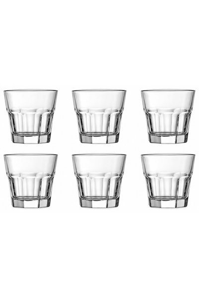 Cesiro Set of 6 whiskey glasses, 140 ml, Glass,
