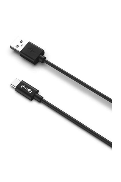 Celly USB C Cable To USB A 15W Fast Charging Data Transfer Cable Compatible F...