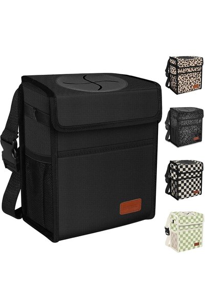 GENERAL Femuar Car Trash Can Leak Proof Car Trash Bag Waterproof Car Garbage ...