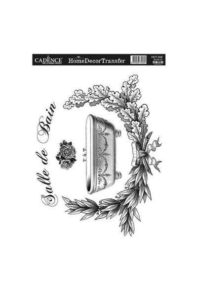 Cadence Boya ورق نقل جاهز للديكور المنزلي HDT58، مقاس 25 × 35 سم.
