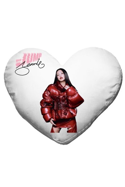LITTLE DARKS ART Perna blackpink jump jennie, Poliester, Alb, Inimă