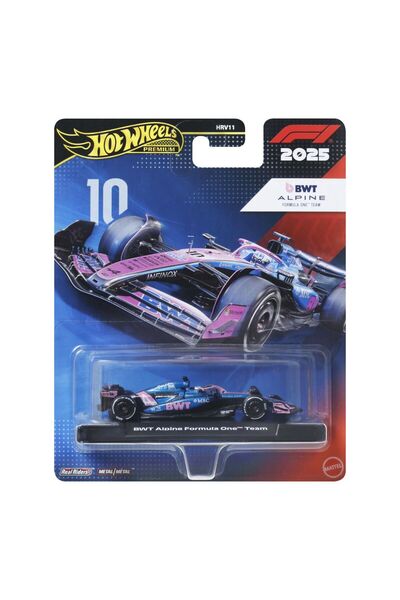 HOT WHEELS premium real riders formula 1 2024 masinuta metalica bwt alpine fo...