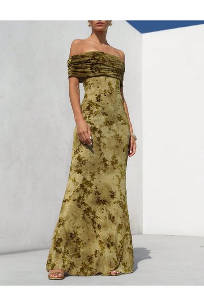 Evendi Rochie lunga, Verde