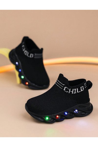 Evendi Adidasi cu luminite, Negru