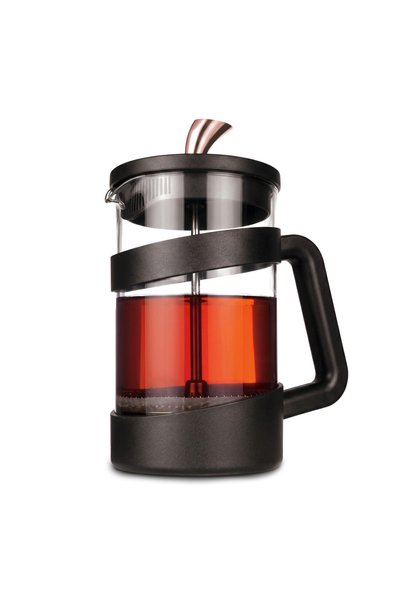 Berlinger Haus Cafetieră cu piston - Black Rose Collection, 1 L, negru/auriu roz