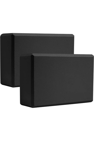 Beauenty 2 Pcs Yoga Blocks, High Density EVA Foam Blocks with Non-Slip Surfac...