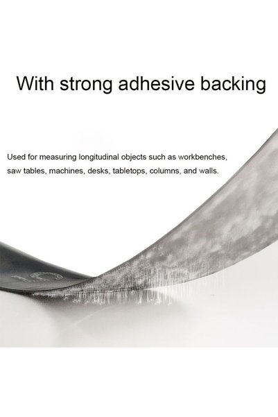 Generic Reverse Reading Rust Resistant Self Adhesive Metal Measuring Tape 39....