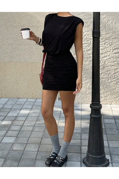 Evendi Rochie scurta, Negru