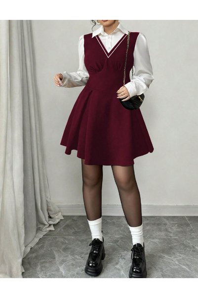 Evendi Къса рокля, червена