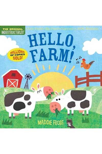 GENERAL Indestructibles: Hello, Farm!: Chew Proof - Rip Proof - Nontoxic - 10...