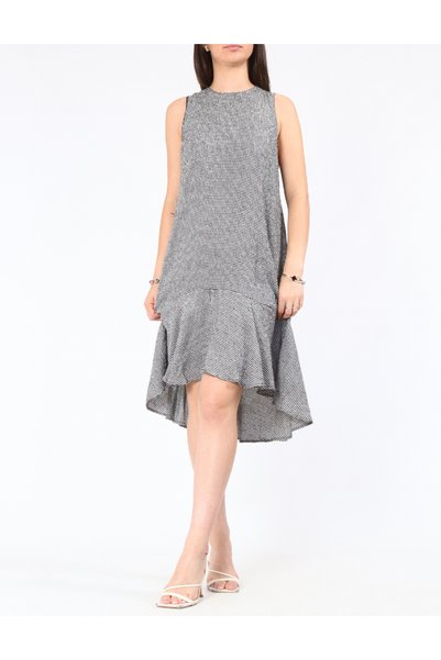 Evendi Rochie scurta, Alb/Negru