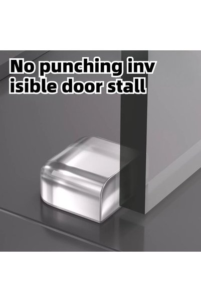 Generic Transparent Heavy Duty Door Wedges No Drilling Required Non Slip Base...