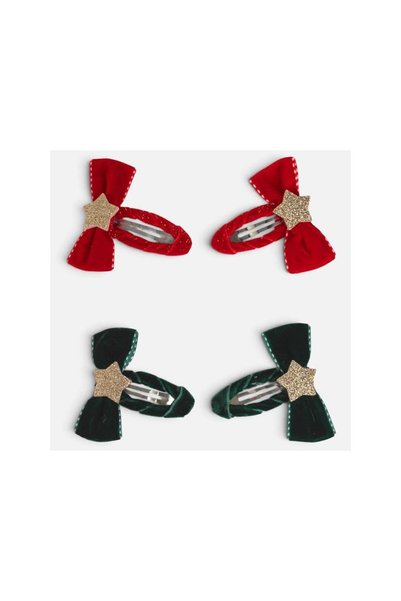 Jumbo AGRAFE PAR 4BUC VERDE-ROS FUNDA 5CM