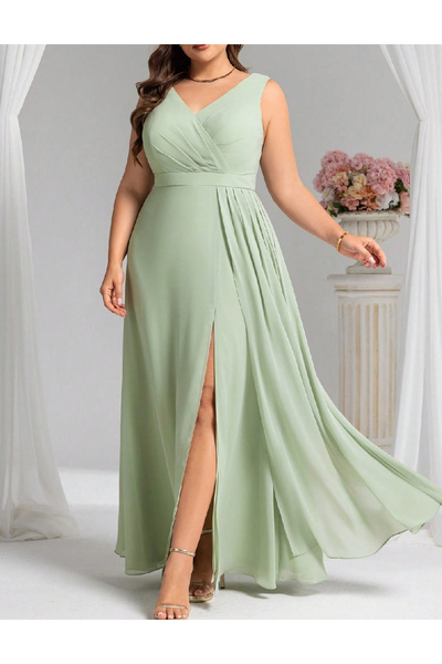 Evendi Rochie lunga, Verde