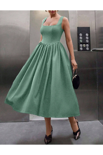 Evendi Rochie medie, Verde