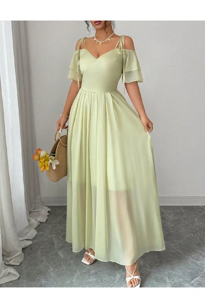 Evendi Rochie lunga, Verde