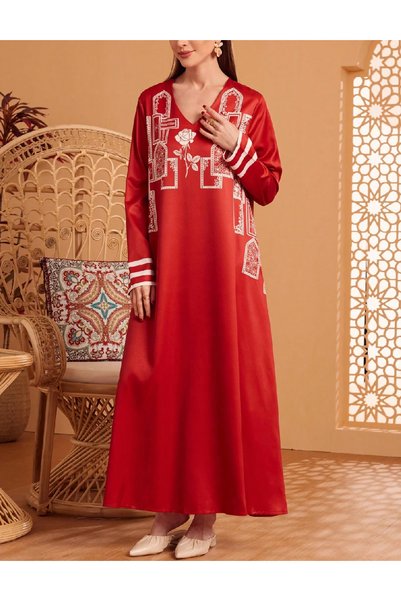 Evendi Rochie lunga, Rosu
