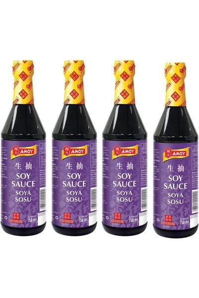 Soya Sosu, 750 ml, 4'lü Paket