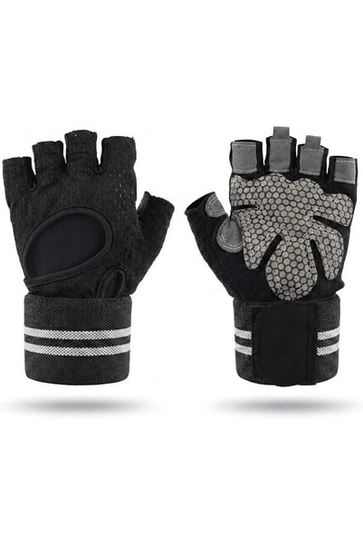ELEPHANTBOAT ® Workout Gloves with Wrist Wrap Anti Slip Palm for Gym