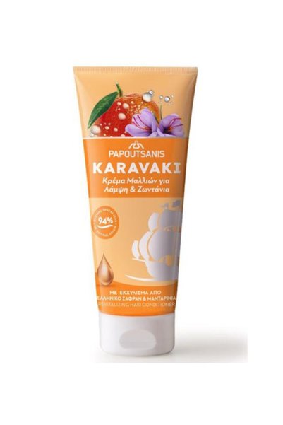 Karavaki Αναζωογονητική Μαλακτική Κρέμα Μαλλιών, 200 ml