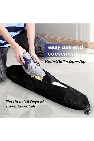 Generic Navy Blue U Shaped Travel Neck Pillow Soft Plush Adjustable Portable ...