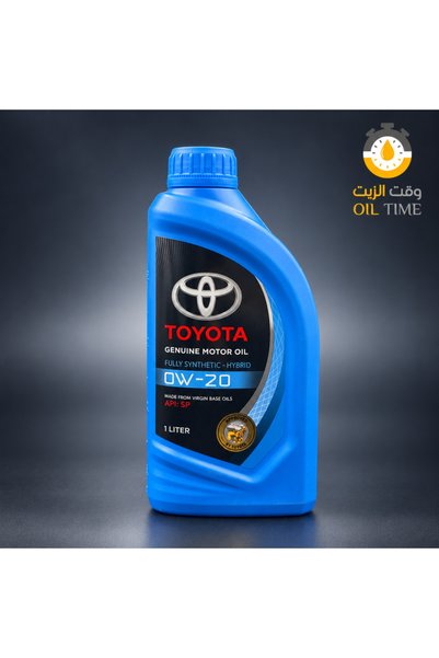 Toyota زيت محرك تويوتا الأصلي للسيارات الهجينة (هايبرد) 0W-20 - (1 لتر)