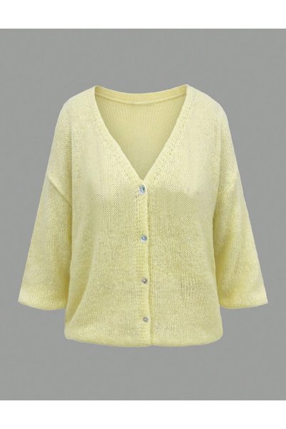 Evendi Cardigan, Yellow
