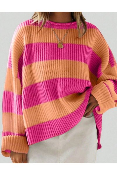 Evendi Pulover oversize, culori mixte