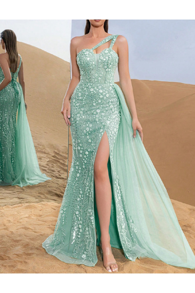 Evendi Rochie lunga, Verde