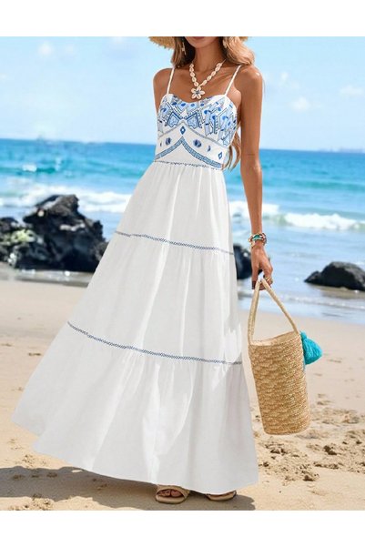 Evendi Rochie de plaja, Alb