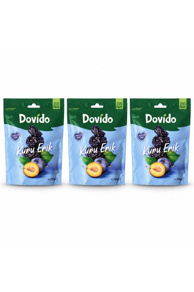 Dovido برقوق مجفف، 120 جم × 3 عبوات