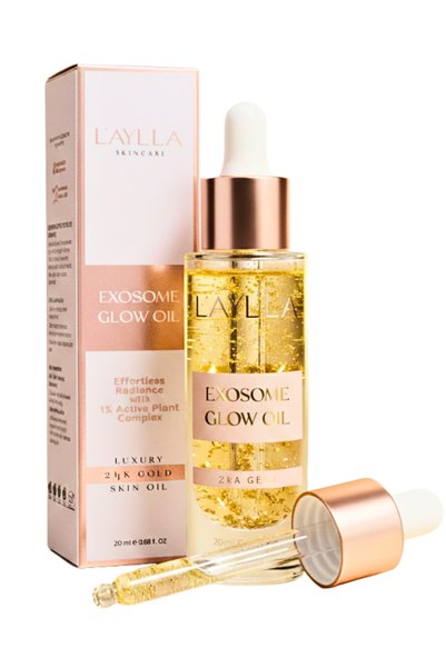 Goji Berry Eksozomu Centella Ve 24K Altın İle Anında Işıltı Veren Kuru Yüz Yağı 20 ml