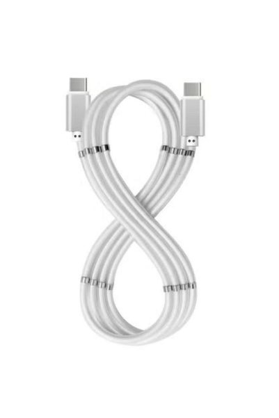 Celly Magnetic USB C to USB C Fast Charging Cable (60W), USB 2.0 Type C Charg...