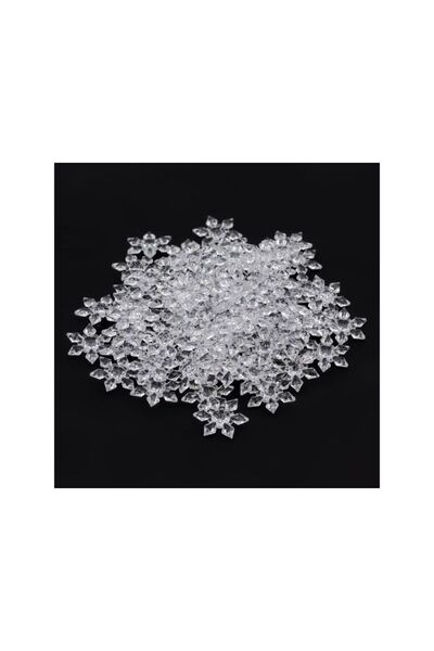 Jumbo Fulgi Decorativi de Craciun Acrilici 3cm - 80buc