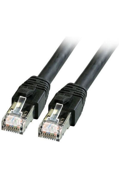 EFB Καλώδιο Δικτύου S/FTP Cat.8.1 Ethernet 10m Μαύρο Κωδικός: K5528SW.10