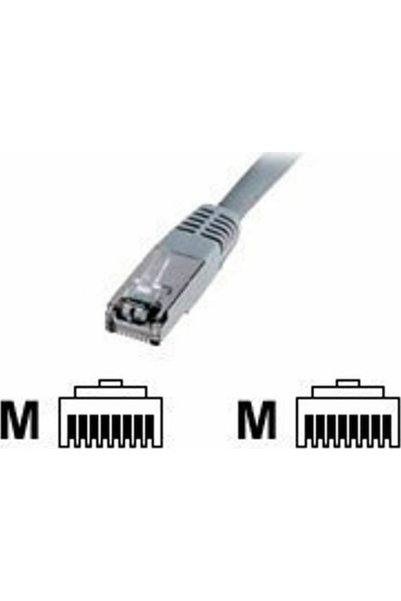 Digitus Καλώδιο Δικτύου Gigabit Ethernet S/FTP Cat.5e 1m Γκρι Κωδικός: DK-153...