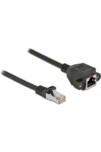 DELOCK Καλώδιο επέκτασης δικτύου S/FTP RJ45 αρσενικό σε RJ45 θηλυκό Cat.6a 25...