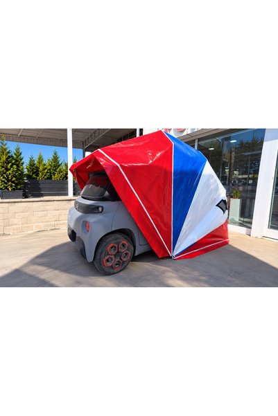 Kolektif garaj Citroen Ami ve Mikro Araçlar İçin Katlanır Garaj ve Koruma Çadırı