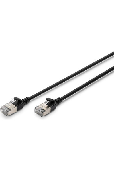 Digitus Καλώδιο Δικτύου Gigabit Ethernet U/UTP Cat.6a 2m Μαύρο