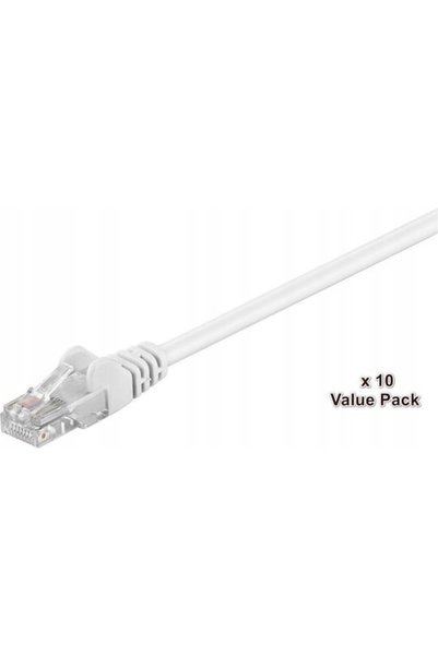 MicroConnect Καλώδιο δικτύου Ethernet U/UTP Cat.5e 0,5m Λευκό 1 τεμ. Κωδικός:...