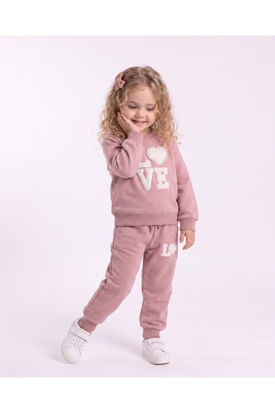 xjoy kids Girl's 3-Piece Fleece Winter Outfit