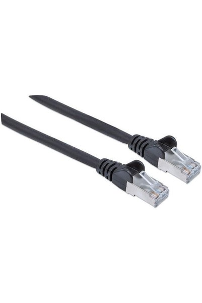 Intellinet Καλώδιο Δικτύου Ethernet S/FTP Cat.6 Gigabit 1m Μαύρο Κωδικός: 735308