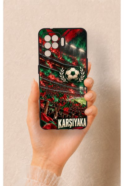 Vip Case غطاء سيليكون مزخرف بتصميم "كارسيياكا" متوافق مع هاتف Oppo Reno 5 Lite.