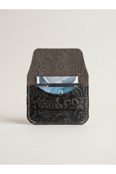 Nadirat Handmade Mini Cardholder with Floral Pattern – Timeless and Unique De...