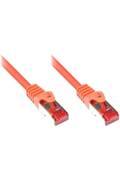 Other Alcasa S/FTP Cat.6 Καλώδιο Δικτύου Gigabit Ethernet 0.5m Πορτοκαλί