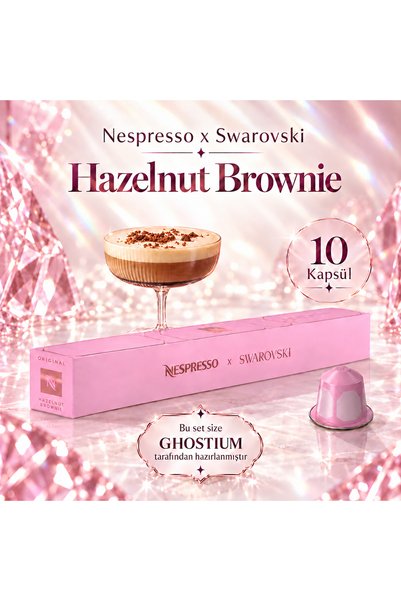 Nespresso Hazelnut Brownie Flavoured Original ( Fındıklı Browni Aromalı ) 10 ...