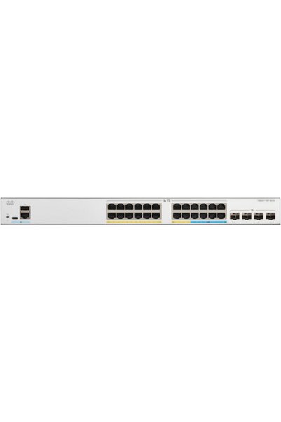Cisco Systems Cisco C1300-24MGP-4X Διαχειριζόμενος Διακόπτης L2 με 24 θύρες G...