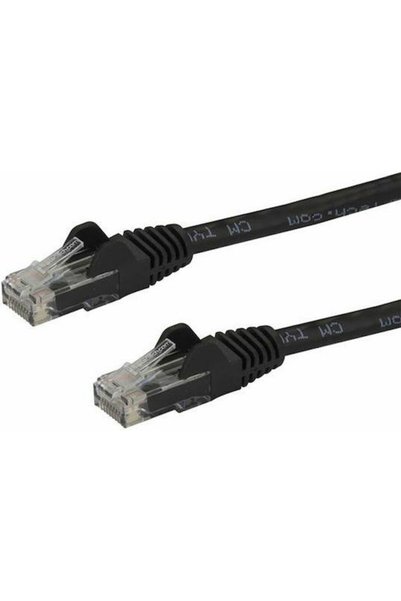 startech Καλώδιο δικτύου Ethernet U/UTP Cat.6 2m Μαύρο Κωδικός: N6PATC2MBK